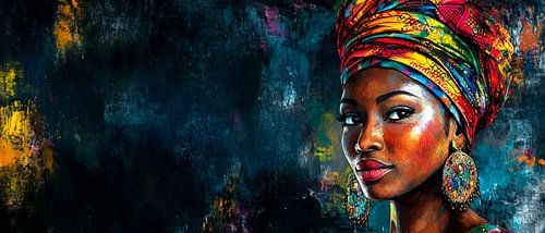Culturele schoonheid met een hoofddoek