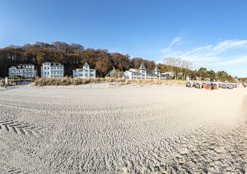 Panorama mit Strandkörben im Ostseebad Binz von GH Foto & Artdesign