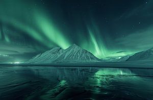Aurora Borealis über Norwegen