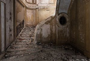 Escalier en pente