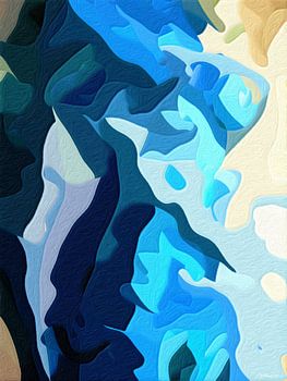 1. model woman blue / green