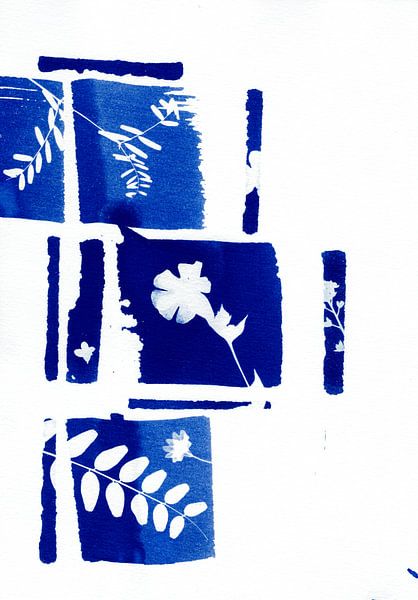 Feuilles blanches bleues &amp;amp ; avions par Lies Praet