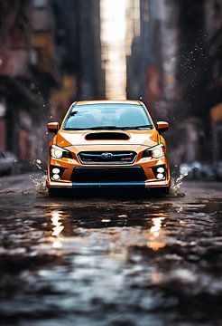 Subaru wrx sti splash art van kevin gorter