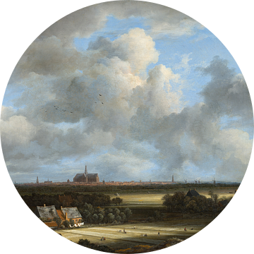 Gezicht op Haarlem met bleekvelden, Jacob van Ruisdael