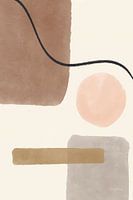 Geo abstract i neutraal roze, Becky Thorns