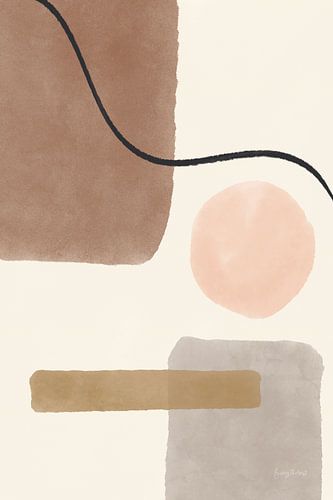 Geo Abstract I Neutral Pink, Becky Thorns