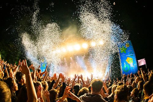 Konzert mit Konfetti