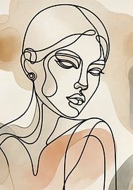 Weibliche Einfachheit Porträt