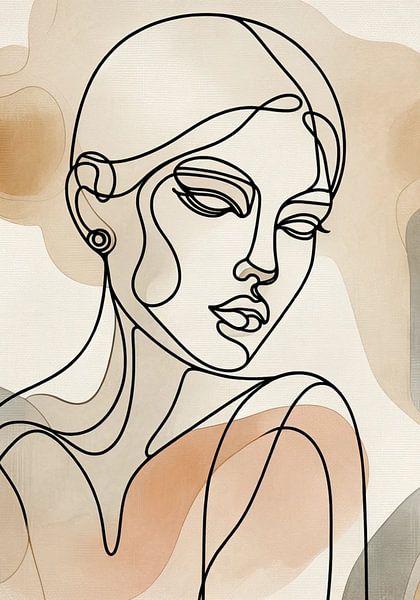Female simplicity portrait by Cynthia Vaders
