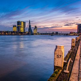 Sunset in Rotterdam van ABPhotography