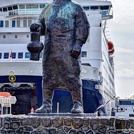 IJmuider Vissersmonument Pays-Bas sur Hendrik-Jan Kornelis