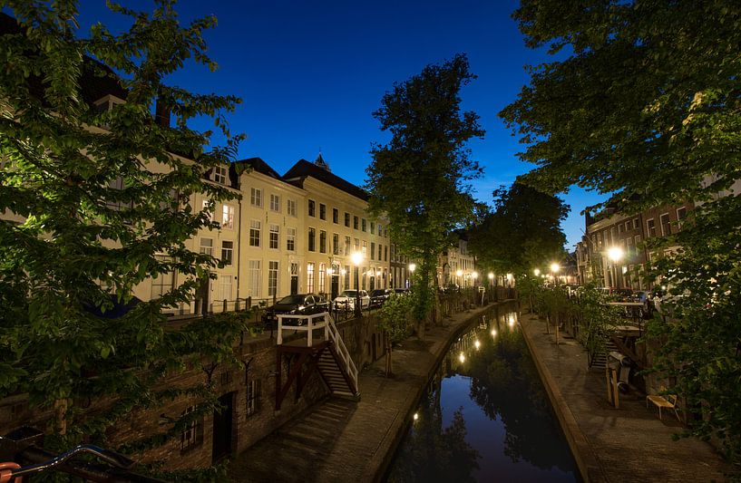 Nieuwegracht in Utrecht na Zonsondergang van Arthur Puls Photography