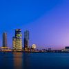 Beautiful Rotterdam - Head of the South with super moon (panorama) by Prachtig Rotterdam