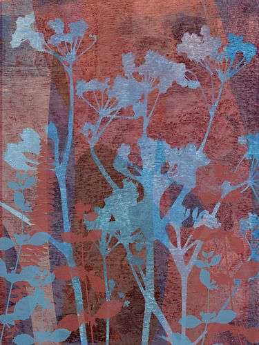 Botanisch in terra en roestbruin