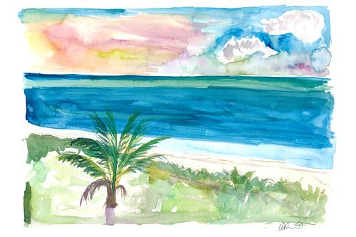 Plage à Provo Providenciales Îles Turks et Caicos