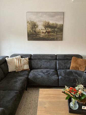 Cows by a pond, Gerard Bilders