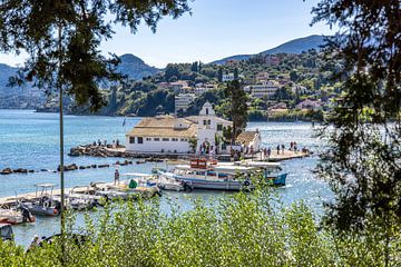 Vlacherna monastery near Kanoni