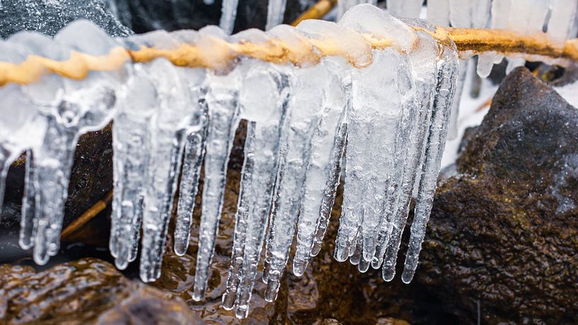 Des glaçons par une froide journée d'hiver par JWB Fotografie
