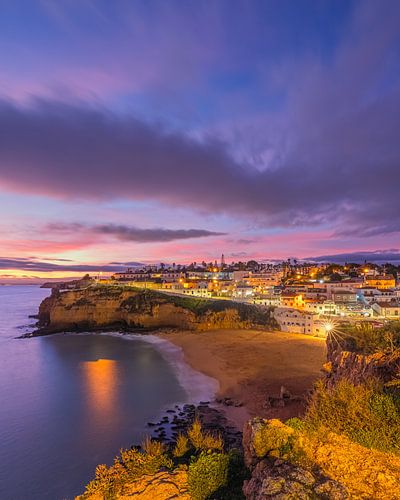 Sonnenuntergang in Carvoeiro, Portugal von Henk Meijer Photography