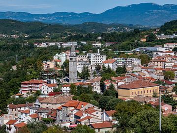 Blick auf die Stadt Pazin in Kroatien von Animaflora PicsStock