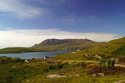 Landschap bij Ullapool in Schotland