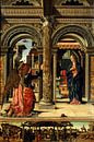 Francesco del Cossa, Die Ankündigung - 1470-72 von Atelier Liesjes Miniaturansicht