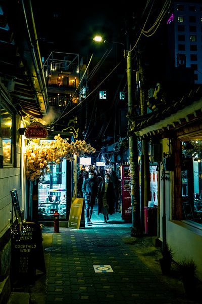 Smalle straatjes in Seoul van Mickéle Godderis