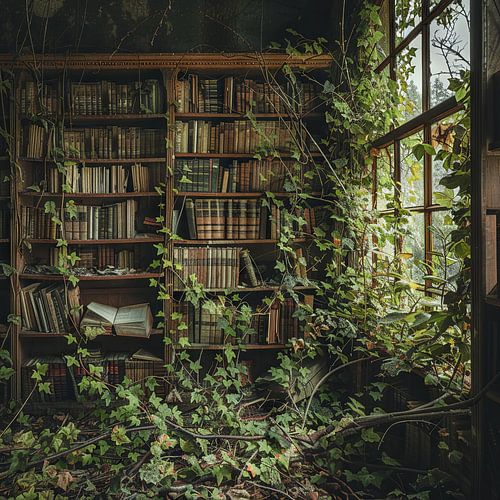 Lost Places: Bibliothek von Poster Art Shop