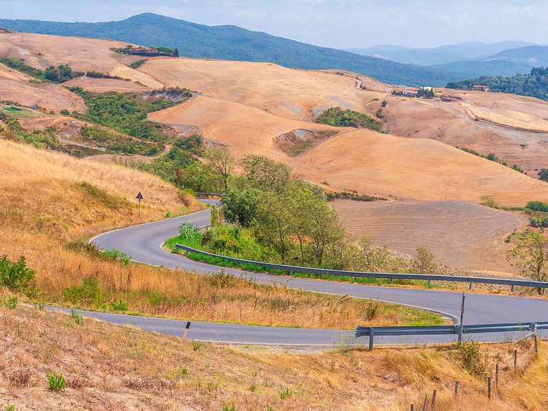 Toskana Straßen und Landschaft von Mustafa Kurnaz