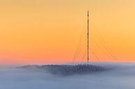 Television tower in the fog of Koli NP by Martijn Smeets thumbnail