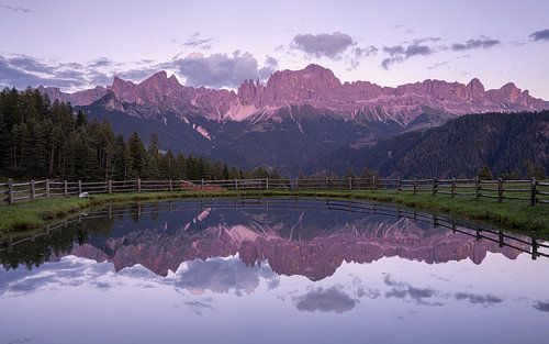 Wuhnleger Weiher, Rosengarten, Zuid-Tirol, Italië