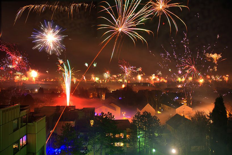 Oudejaarsavond 100 van Edgar Schermaul