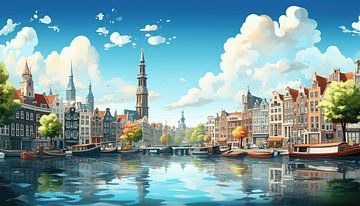Un Aperçu du Vieux Amsterdam sur Art Lovers
