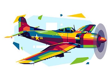 AM Mauler in WPAP-stijl van Lintang Wicaksono