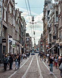 Shopping streets in Amsterdam von Rolf Heuvel