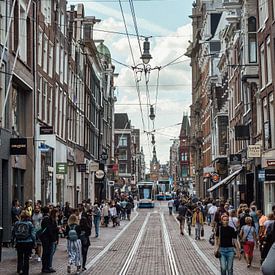 Shopping streets in Amsterdam von Rolf Heuvel