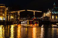 Amsterdam at night van Brian Morgan thumbnail