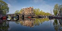 Maisons de canal sur le Brouwersgracht à Amsterdam par Frans Lemmens Aperçu