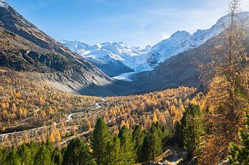 Majestic image of a glacier in Switzerland by Menno van der Haven