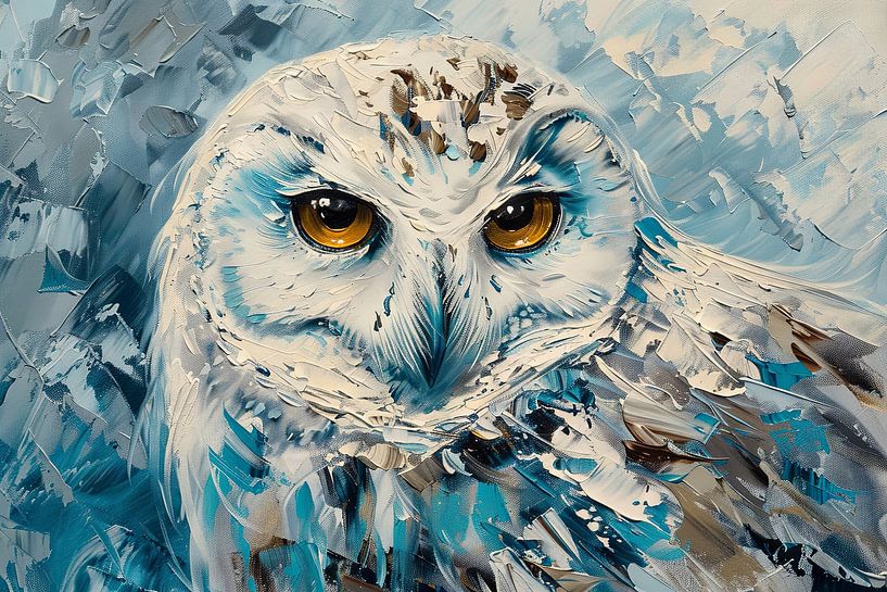 Sneeuwuil van Poster Art Shop