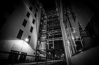 Strijp - S by Night (noir et blanc)