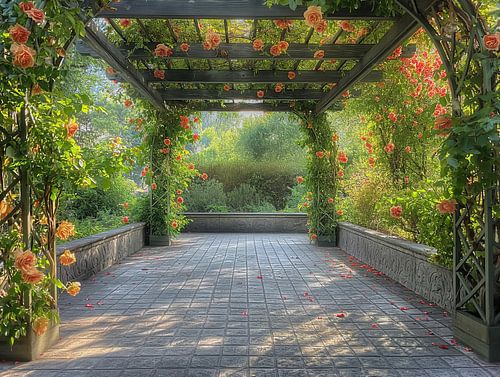 uitzicht uit het raam of natuurlijk kader