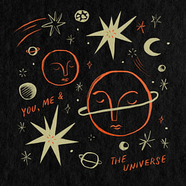 Kosmisches Liebesuniversum von Sophia Holgate