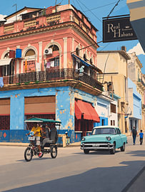 A typical Cuban street in Havana by Creative Travel Station