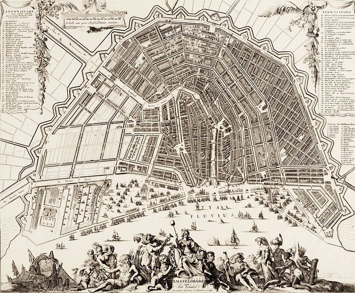 Amsterdam, Romeyn de Hooghe, 1754 by Atelier Liesjes