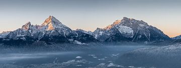 de koning van de Alpen (Watzmann) van Anselm Ziegler Photography