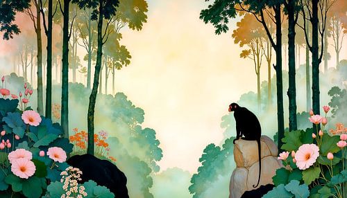 Zonsopgang in het regenwoud