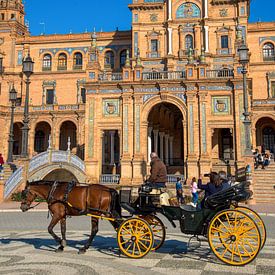 La célèbre Plaza de España à Séville sur Jan Fritz