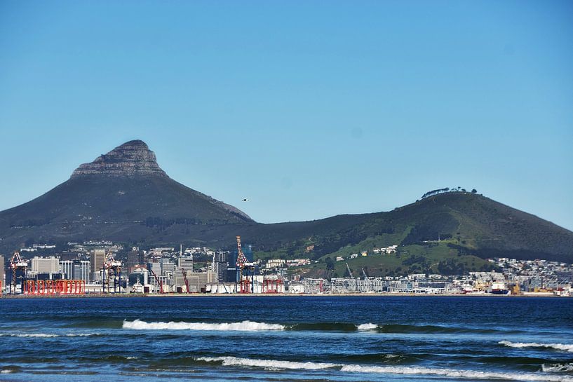 Lions Head en Signal Hill in Kaapstad van Werner Lehmann