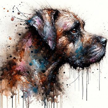 Expressive Dog Profile Portrait
